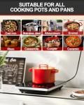 TOPWISH Portable Electric Cooktop with Touch Control
