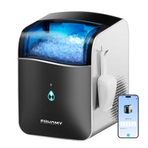 EUHOMY Portable Smart Nugget Ice Maker 40lbs