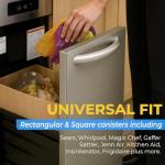 Heavy Duty Trash Compactor Bags - 15 Pack