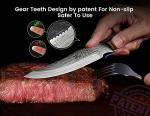 SYOKAMI 4-Piece High-Carbon Steak Knife Set