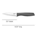 Glad 4-Piece Paring Knife Set with Non-Slip Handles