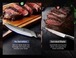 SYOKAMI 4-Piece High-Carbon Steak Knife Set