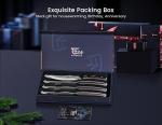SYOKAMI 4-Piece High-Carbon Steak Knife Set