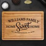 Custom Engraved Cutting Board for New Homes