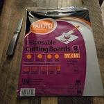 8-Pack Disposable Plastic Cutting Boards for Kitchen