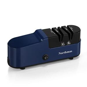 Electric Knife Sharpener with Dual Stage Polishing
