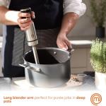 Powerful Handheld Immersion Blender with Variable Speed