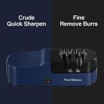 Electric Knife Sharpener with Dual Stage Polishing