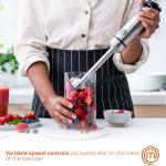 Powerful Handheld Immersion Blender with Variable Speed