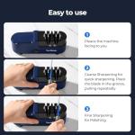 Electric Knife Sharpener with Dual Stage Polishing