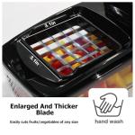 KITIDEA Vegetable Chopper with Container (Black)