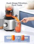 Ganiza Slow Masticating Juicer with Large Feed Chute