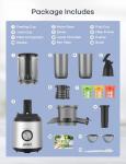 Ganiza Slow Masticating Juicer with Large Feed Chute