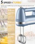 Z-DESDEMONA 300W Electric Hand Mixer with Beaters