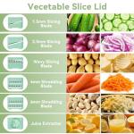 Large 3-in-1 Salad Spinner and Slicer