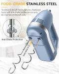 Z-DESDEMONA 300W Electric Hand Mixer with Beaters