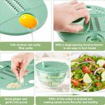 Large 3-in-1 Salad Spinner and Slicer