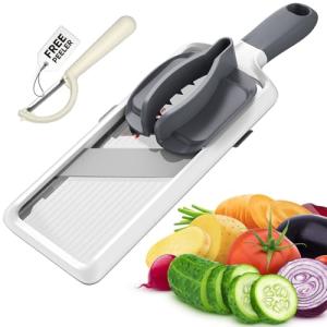 YAMJUG Adjustable Handheld Mandoline Vegetable Slicer