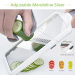 YAMJUG Adjustable Handheld Mandoline Vegetable Slicer