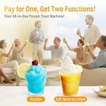 Home Slushy and Soft Serve Ice Cream Maker