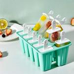 12-Cavity Silicone Popsicle Molds - Easy Release