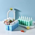 12-Cavity Silicone Popsicle Molds - Easy Release