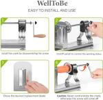 WellToBe 6-Blade Vegetable Spiralizer for Healthy Pasta