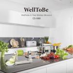 WellToBe 6-Blade Vegetable Spiralizer for Healthy Pasta
