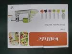 WellToBe 6-Blade Vegetable Spiralizer for Healthy Pasta