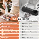 Kayiant Handheld Vacuum Sealer with 40 Bags