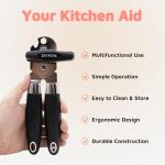 ZKIRON Easy Turn Heavy Duty Can and Bottle Opener