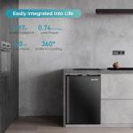 EUHOMY 3.0 Cu. Ft. Compact Upright Freezer
