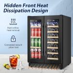 Tylza 24" Dual Zone Wine and Beverage Cooler