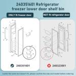 Kenmore Frigidaire Refrigerator Freezer Door Bin - 2 Pack