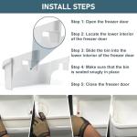 Kenmore Frigidaire Refrigerator Freezer Door Bin - 2 Pack