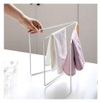 White Folding Dishcloth Drying Rack with 3 Arms