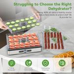 Konfintos 5-Tray Food Dehydrator with Timer