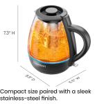 Chefman Electric Kettle with Tea Infuser, 1L