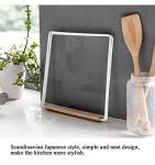 White Folding Dishcloth Drying Rack with 3 Arms