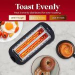 Elite Gourmet 4-Slice Long Slot Toaster