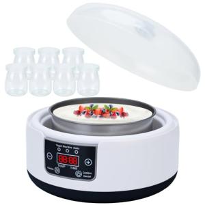 Probiotic Yogurt Maker with Timer and Temperature Control