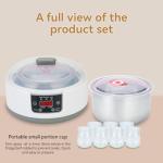 Probiotic Yogurt Maker with Timer and Temperature Control