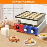 SICHI Mini Pancake Maker with Timer and Nonstick