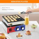 SICHI Mini Pancake Maker with Timer and Nonstick