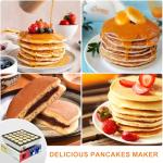 SICHI Mini Pancake Maker with Timer and Nonstick