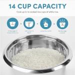 Aroma Housewares 14-Cup Stainless Rice Cooker