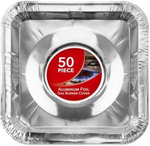 Aluminum Gas Burner Liners - 50 Pack