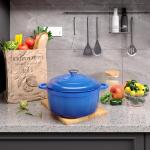 6 Quart Non-Stick Enameled Cast Iron Dutch Oven