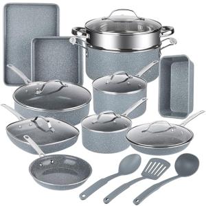 Granitestone 20-Piece Nonstick Ceramic Cookware Set