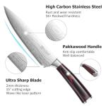 PAUDIN 3-Piece Professional Chef Knife Set
